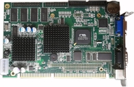 ISA-Motherboard halber Größe, einzeln verlötet, VIA ESP4000-CPU, 32 MB Speicher und 8 MB DOC