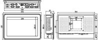 10,1“ Platte PC, kapazitiver Touch Screen, industrieller Fingerspitzentablett PC-Computer, J1900, 2LAN, 6COM, IPPC-1206TW1