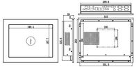 12,1“ Platte PC, Widerstandnote, industrieller Fingerspitzentablett PC-Computer, 2LAN, 4COM, 4USB, IPPC-1203T