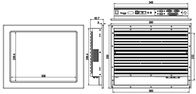 15 Zoll-industrieller Fingerspitzentablett PC Fanless Entwurfs-widerstrebender Schirm 2LAN 4COM 4USB