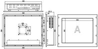 IPPC-1901T2-R 19&quot; Reihe CPU-Motherboard oberer der Regal-industrieller Touch Screen Computer-mehrfaches Brett-Pasten-I3 I5 I7 U