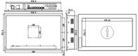 IPPC-2106TW2 21,5&quot; industrieller Fingerspitzentablett PC, der Tischplattenreihe der cPU-I3 I5 I7 1 PCI- oder PCIE-Erweiterung stützt