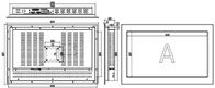 IPPC-2306TW 23,6&quot; industrielles Touch Screen PC I3 I5 I7 U Reihe CPU-Motherboard