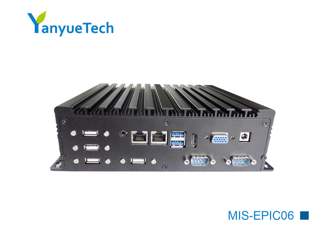 MIS-EPIC06 IPC Kasten-Fanless Brett klebte 6 Reihe CPU der Generations-I3 I5 I7 U