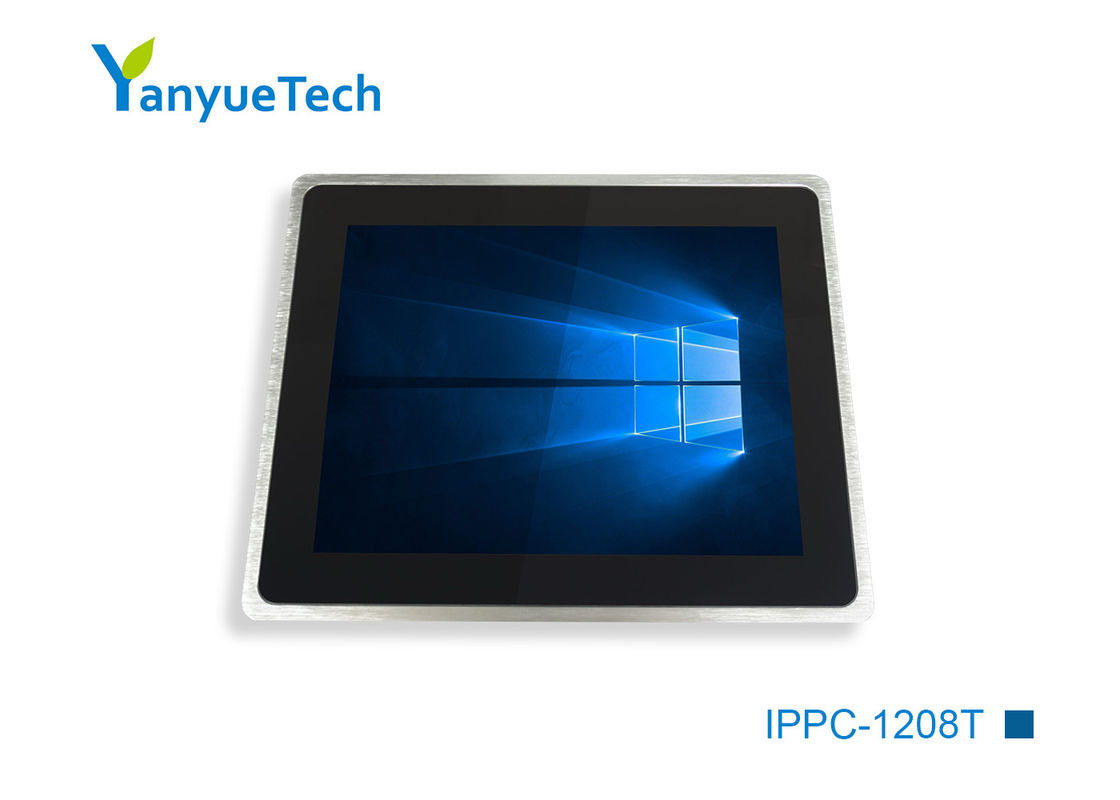 IPPC-1208T 12,1“ Fanless Touch Screen PC kapazitive Note J1900 Reihe 4 USB CPUdoppelnetz-2