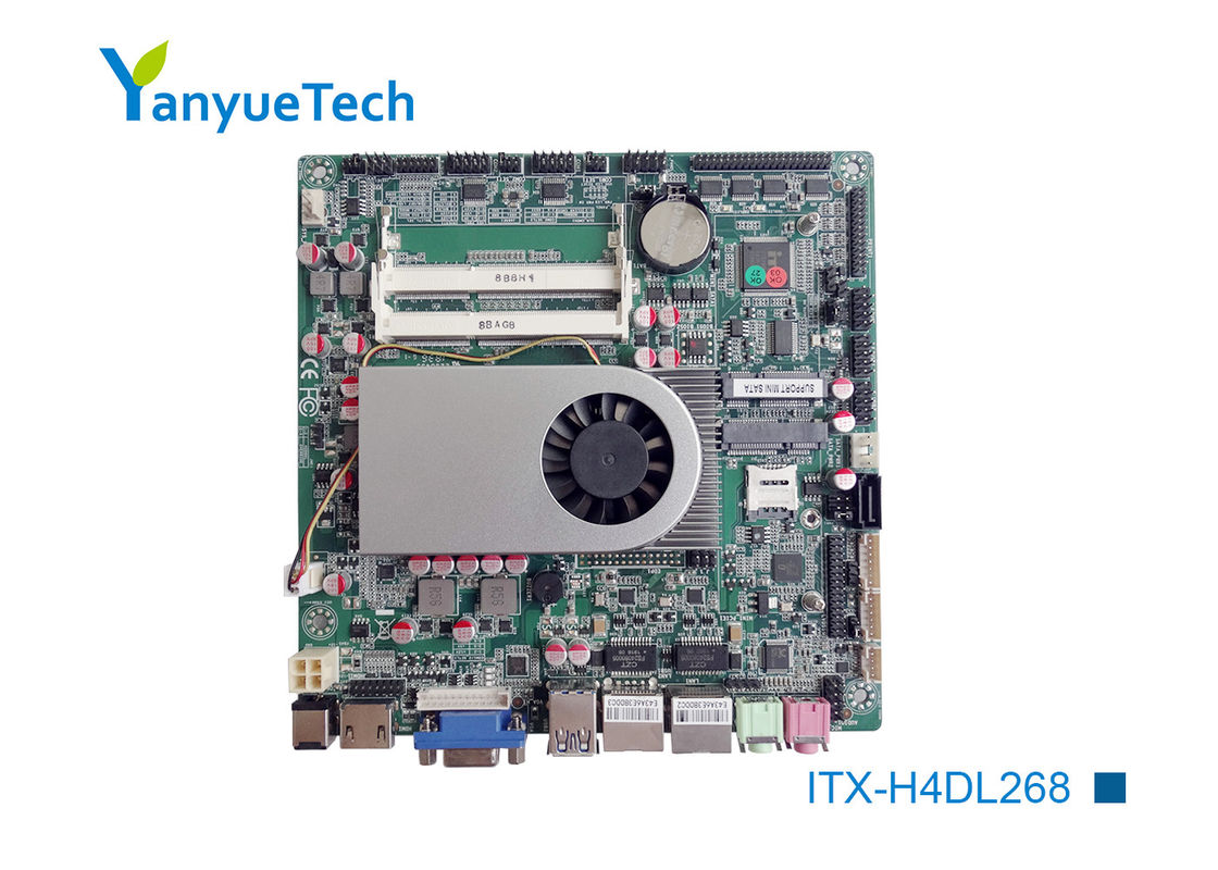 Industrielle Mini-Motherboard-/Motherboard-Intels Haswell U ITX-ITX-H4DL268 Reihe Mini Itxs I3