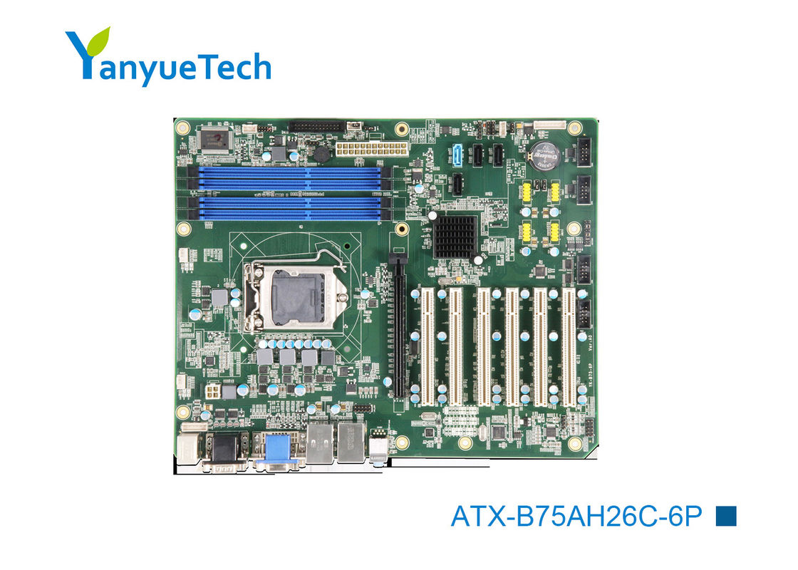 ATX-B75AH26C-6P Intel industrielle ATX Chip 2 Motherboard-PCH B75 Schlitz 6 COM 12 USB 7 LAN-6 PCI