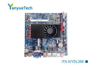 ITX-IVYDL268 Intel Itx-Brett, das an Bord Reihe I3 I5 I7 Intels IVY Bridge U CPU 2 gelötet wurde, biss